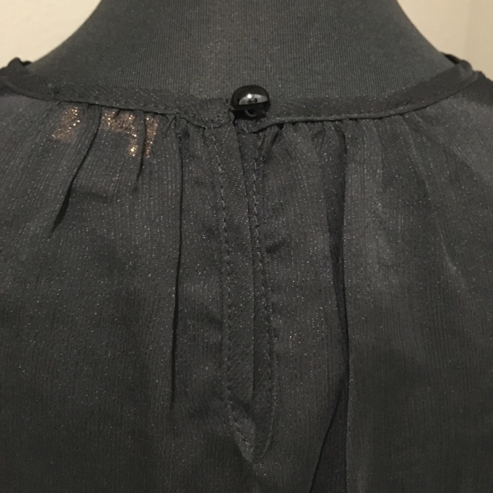 Black “Ruffle Ready” Blouse - Picture 5 of 5